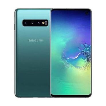 Kabrolar: Samsung Galaxy S10, rəng - Yaşıl, Barmaq izi