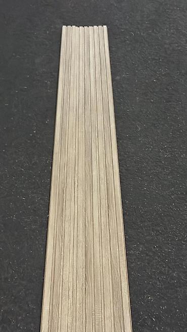 Daraq panellər: Dekorativ divar panelləri – dar zolaqlı, şaquli rellefli dizayn - — 12