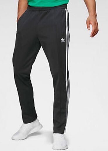размеры мужской спортивной одежды: Брюки L (EU 40), цвет - Черный
