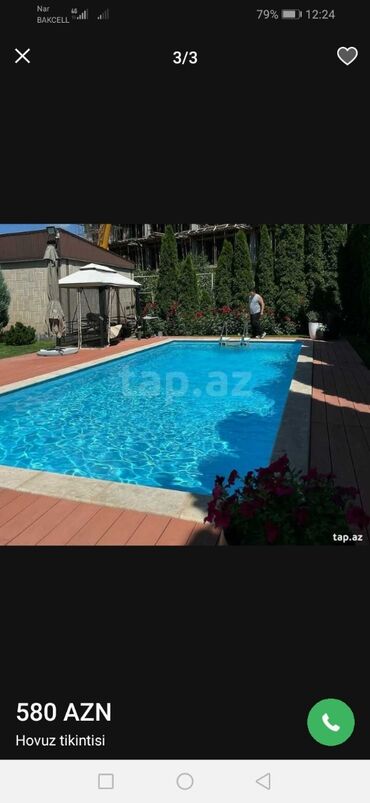 Hovuzlar: Hovuz tikintisi və üzlənməsi xidməti - 0-dan hovuzların — 16