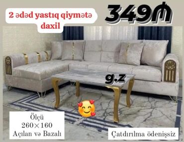 təzə mebellər: Künc divan, Yeni