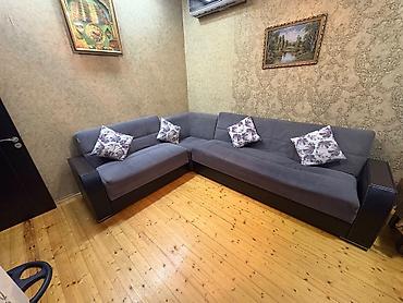 ikinci əl kunc divan: Künc divan, İşlənmiş, Açılan, Bazalı, Parça — 2
