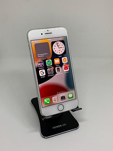 Apple iPhone: IPhone 8, Б/у, 64 ГБ, Белый, 75 % — 6