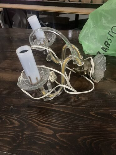 Çaydanlar: Çılçıraq, 2 lampa, Şüşə