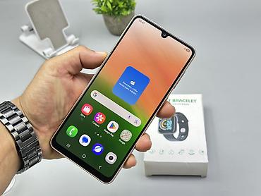 Уюлдук телефондор жана аксессуарлар: Samsung Galaxy A33 5G, Колдонулган, 128 ГБ, түсү - Ток сары, 2 SIM — 3