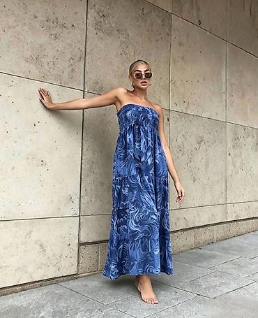 baletanke walkmaxx: Letnja maxi haljina bez bretela sa cvetnim printom
2150 din — 3