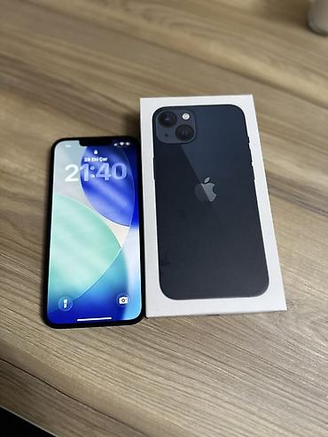 nodbuk 2ci əl: IPhone 13, Midnight, Face ID — 6