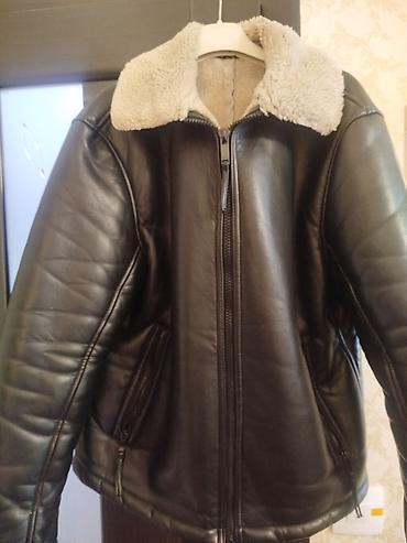 bomber kurtka: Kurtka, Dəri, Qış, Zara, XL — 3