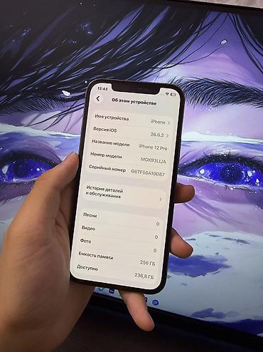 iphone 12 pro цена в бишкеке: IPhone 12 Pro, Б/у, 256 ГБ, Pacific Blue — 3