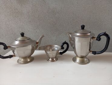 Ford: Çay dəsti, rəng - Gümüşü, Metal