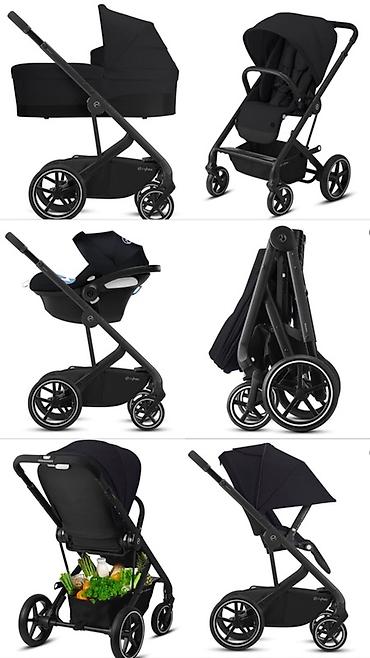 Коляски: Коляска, Cybex, цвет - Черный, Б/у — 18
