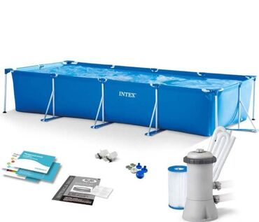 igrice za devojcice: 💦💦💦 Bazen INTEX 450 x 220 x 84 cm metalna konstrukcija sa pumpom NOVO!