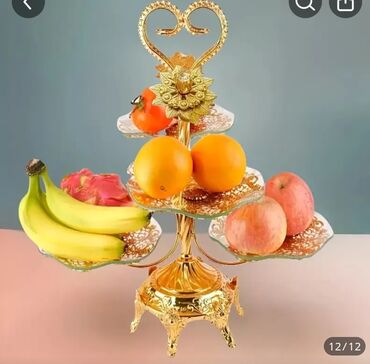 стеклянные формы: Многоярусная фруктовница/этажерка в классическом стиле - Конструкция