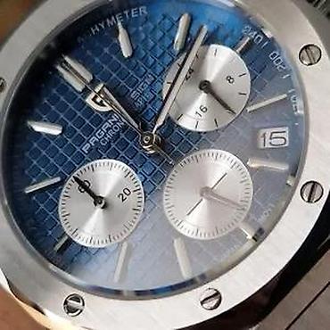 Ručni satovi: PAGANI DESIGN PD-1707 - 40mm - Plava- AP Royal Oak Homage Potpuno nov — 10