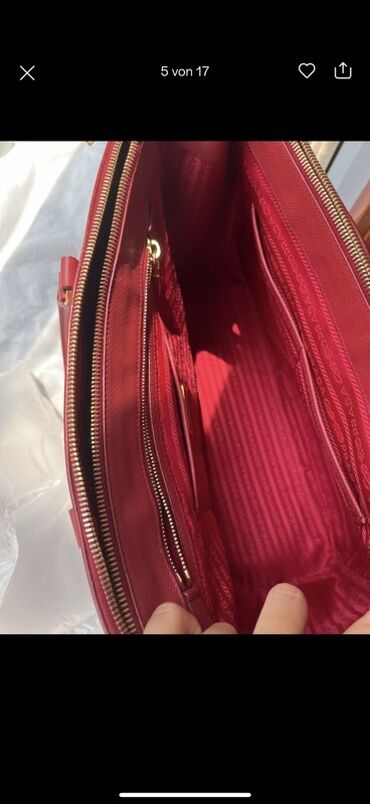 Torbe: Ceger, Prada, Materijal: Koža — 4