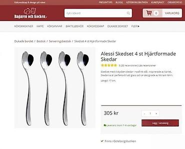 Kašike: HjärtsskedAR – set od 2 kašičice u obliku srca - Pakovanje: 2 komada — 5