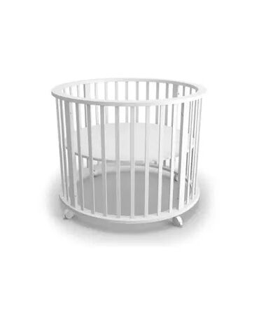 детскую кроватку икеа с матрасом: Детская кровать трансформер, Б/у, Другой тип, цвет - Белый