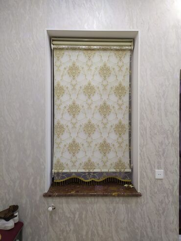 Rulon ştorlar: Pərdə və jalüz sistemləri - Rolllü pərdələr: Zərif naxışlı klassik — 1