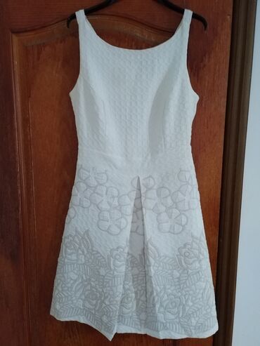 bela haljina sa cipkom: M (EU 38), bоја - Bela, Večernji, maturski, Na bretele