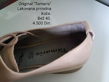 Oksfordice: Original Tamaris ženske oksford cipele - Materijal: prirodna lakovana — 9