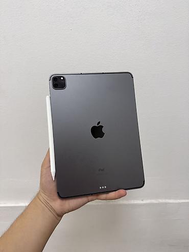 Планшеты: Планшет, Apple, память 256 ГБ, 10" - 11", 5G, Б/у, Детский цвет - Серебристый — 1