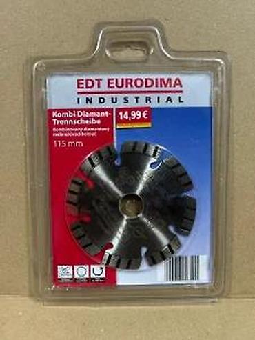 slikar tapi: EDT Eurodima Industrial – Kombinovani dijamantski rezni disk 115 mm - — 5