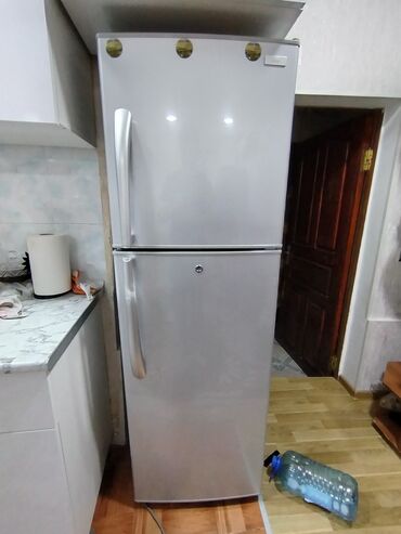 Техника для кухни: Б/у Холодильник Javel, No frost, Двухкамерный, цвет - Серый
