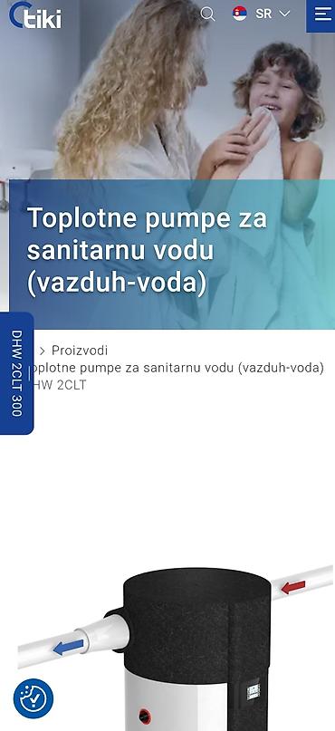 jeftino posuđe: Bojler Tiki 200L sa integrisanom toplotnom pumpom vazduh-voda — 2
