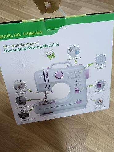 masin maqitafon: Mini Multifunctional Household Sewing Machine – Model: FHSM-505 - Ev — 1