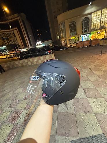 Moto geyim: Motodəbilən qoruyucu dəbilqə – DAVID Protective Cap - Açıq tip — 1