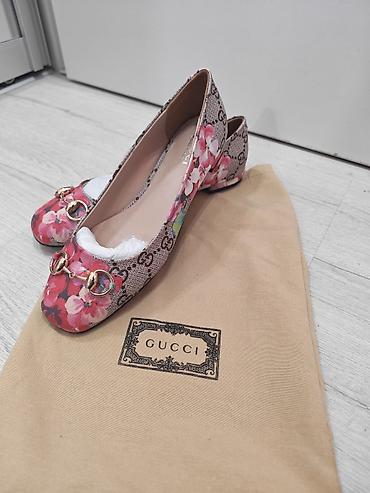 Baletanke: Gucci GG Supreme Blooms baletanke kozne, replika A klase * NOVO * — 2
