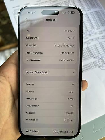 ipad mini beş: IPhone 14 Pro Max, 256 GB — 2