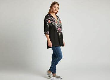 elegancka tunika plus size: Туніка жіноча, розмір M