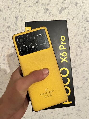 чехол поко х6 про: Poco X6 Pro 5G, Б/у, 256 ГБ, цвет - Желтый, 1 SIM, 2 SIM