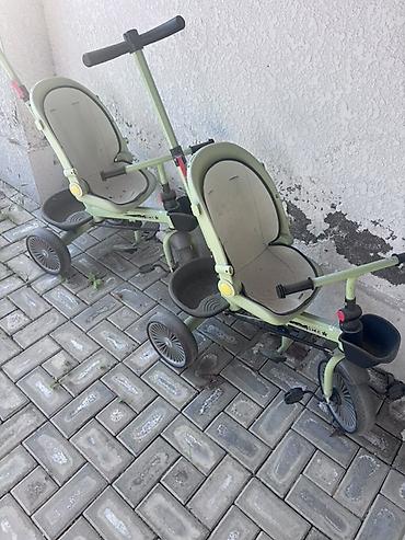 Uşaq üçtəkərli velosipedi – valideyn idarəetmə tutacağı ilə - Model