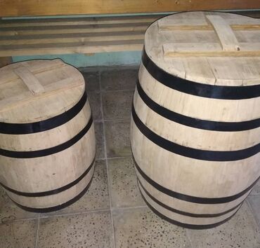 Bağ və bostan üçün digər məhsullar: Turşu tutma üçün qapaqlı xalis palıd çəlləklər. sifarişlə — 14