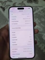 Apple iPhone: IPhone 14 Pro Max, 256 GB, Rose Gold, Simsiz şarj, Face ID, Sənədlərlə — 16