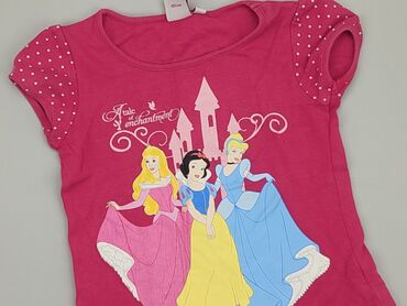 T-shirts: T-shirt, Disney, 5-6 years, 110-116 cm, condition - Good