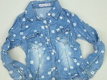 Shirts: Shirt 3-4 years, condition - Very good, pattern - Floral, color - Light blue