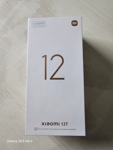 ми 8 т: Xiaomi, 12T, Колдонулган, 256 ГБ, түсү - Боз, 2 SIM