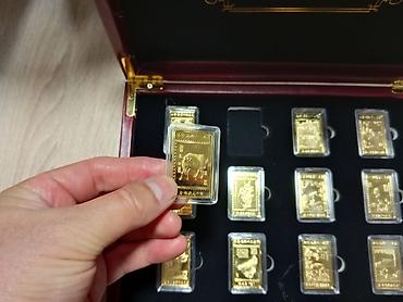 gold: Сувенирный набор под золото. 12 знаков зодиака — 3
