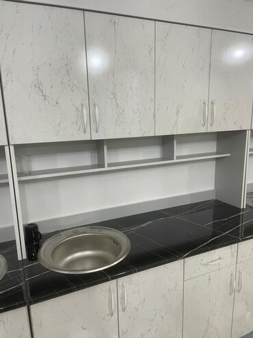 Кухонные гарнитуры: Кухонный гарнитур, Новый, цвет - Белый, ДСП, Бесплатная доставка — 22