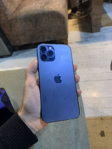 Apple iPhone: IPhone 12 Pro Max, 128 GB, Pacific Blue, Face ID — 1