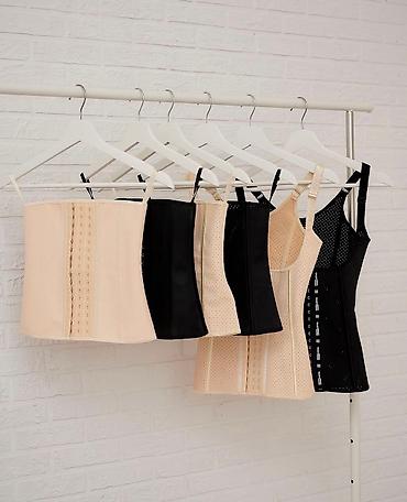 Бандажи, корсеты, корректоры: Майка корсет для похудения, после родов, для осанки, от боли в спине — 5