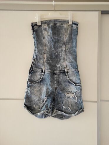 zara majice ženske: S (EU 36), Jeans, color - Light blue