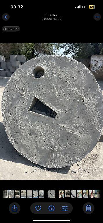 Железобетонные (ЖБИ) кольца для септика: Железобетонное (ЖБИ) кольцо для септика Размер: 150 x 90 x 8 см, Платная установка, В розницу — 7