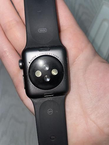 apple series 3: Apple Watch Series 3, 38 мм - Корпус: алюминий Space Gray - Ремешок — 4