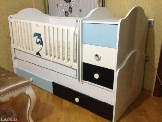 двухъярусная кровать для мальчика: Для мальчика, Б/у, Колыбель, С матрасом, С механизмом качания