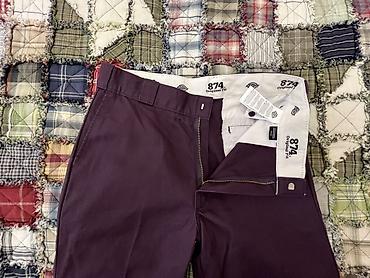 Kişi geyimləri: Klassik Şalvar, Dickies, Standart, rəng - Bənövşəyi — 5