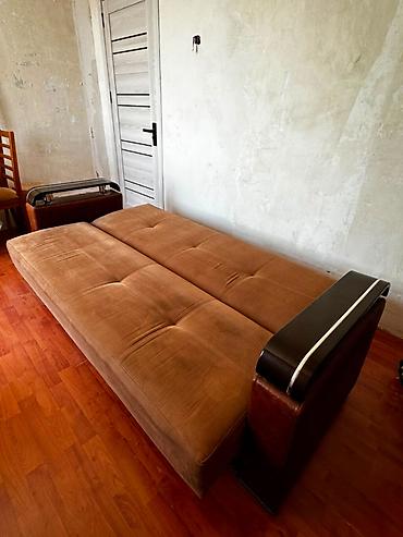 Mebel: İşlənmiş, Divan-kravat, 2 kreslo, Divan, Bazalı, Açılan — 4